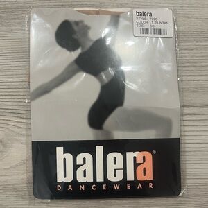 Unopened balera light suntan dance tights size SC